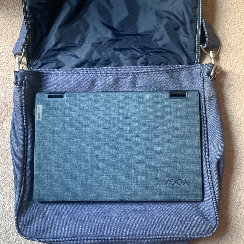 Retro 90s Tommy Hilfiger Jean Messenger Bag - Picture 7 of 9